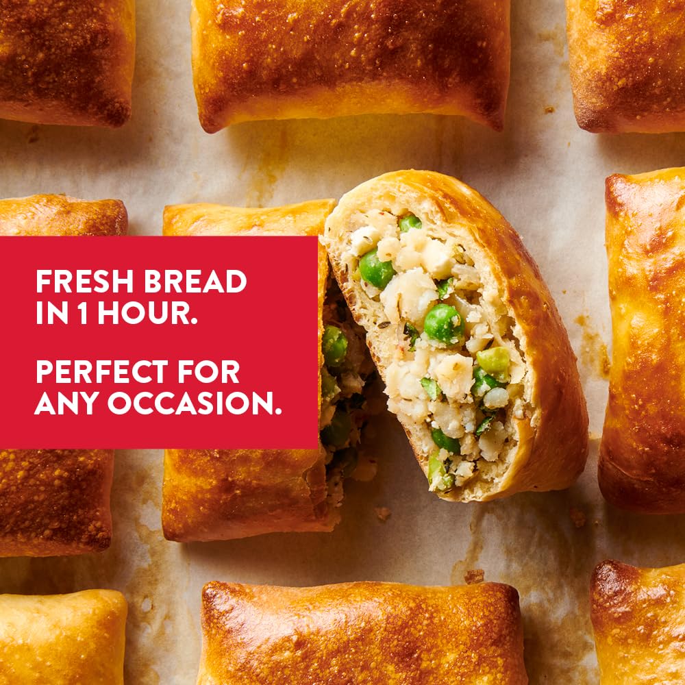 King Arthur flatbread kept in freezer for quick future meals.