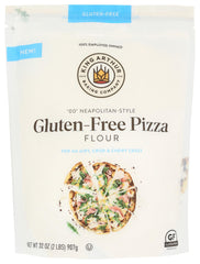King Arthur Gluten Free Pizza Flour box showing GF Neapolitan crust potential