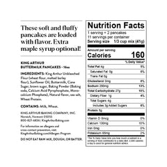Non-GMO and Kosher certified pancake mix ready for family meals