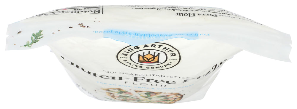 King Arthur gluten free pizza flour crust close-up reveals airy texture