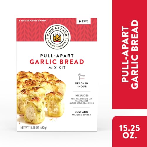 King Arthur garlic bread seasoning and mix-ins for savory aroma