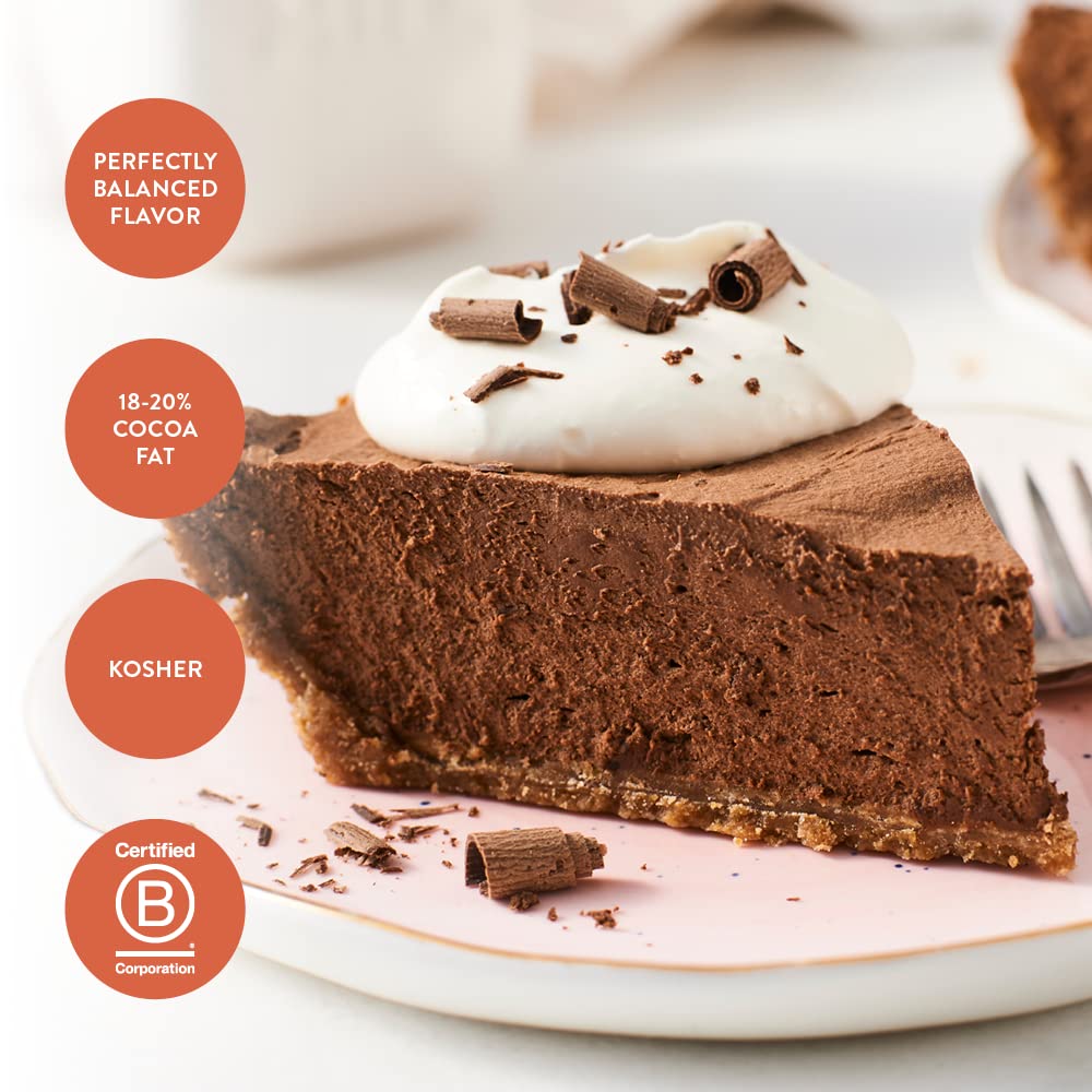 Pantry ready King Arthur Triple Cocoa Powder Blend for natural or Dutch-process recipes.