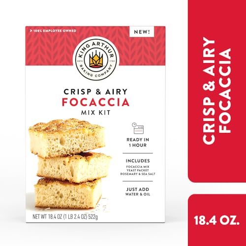 King Arthur yeast packet included in kit enabling consistent rise and texture.