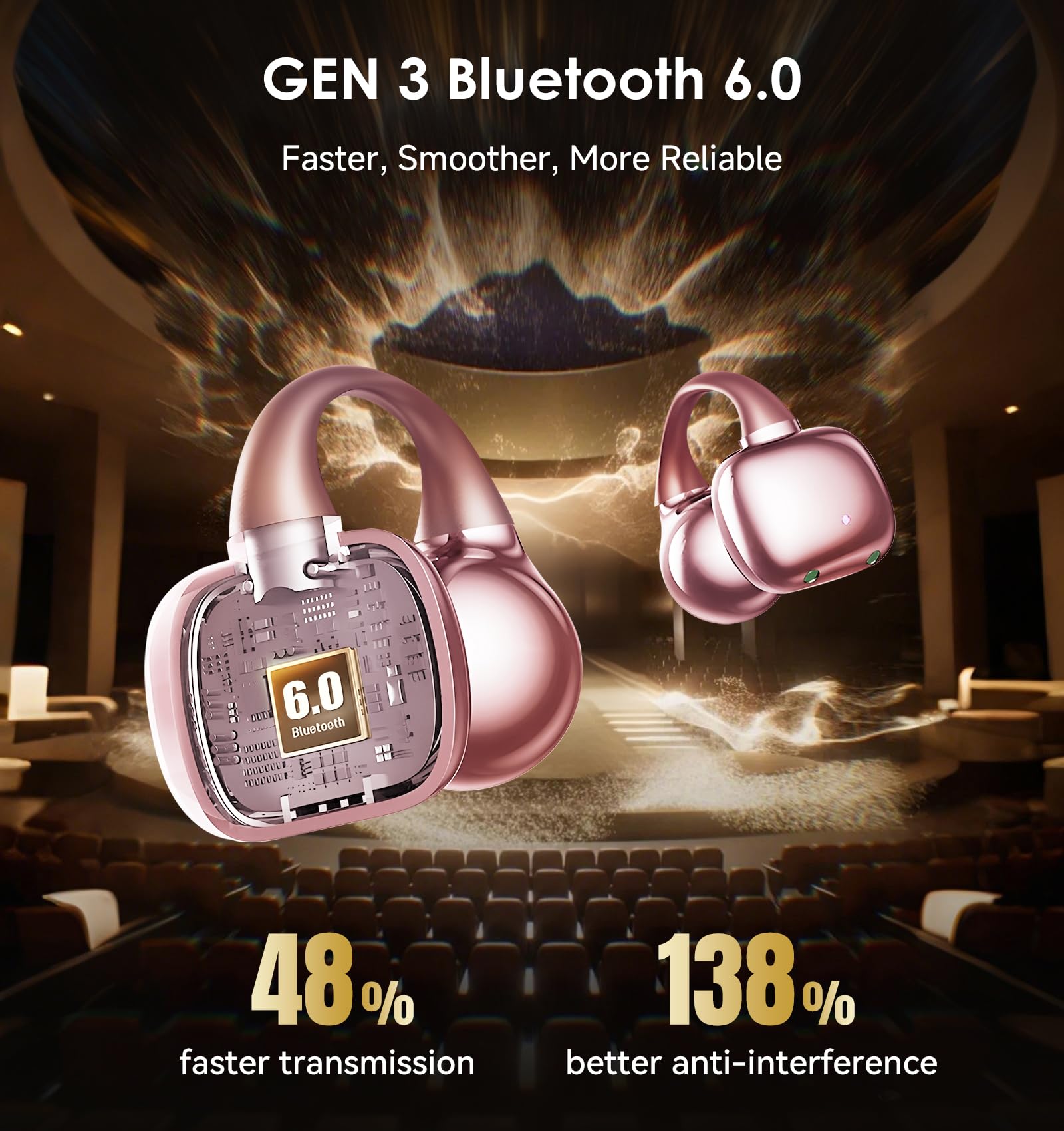 King Lucky Gen3 IPX5 waterproof protection for sweat and rain.