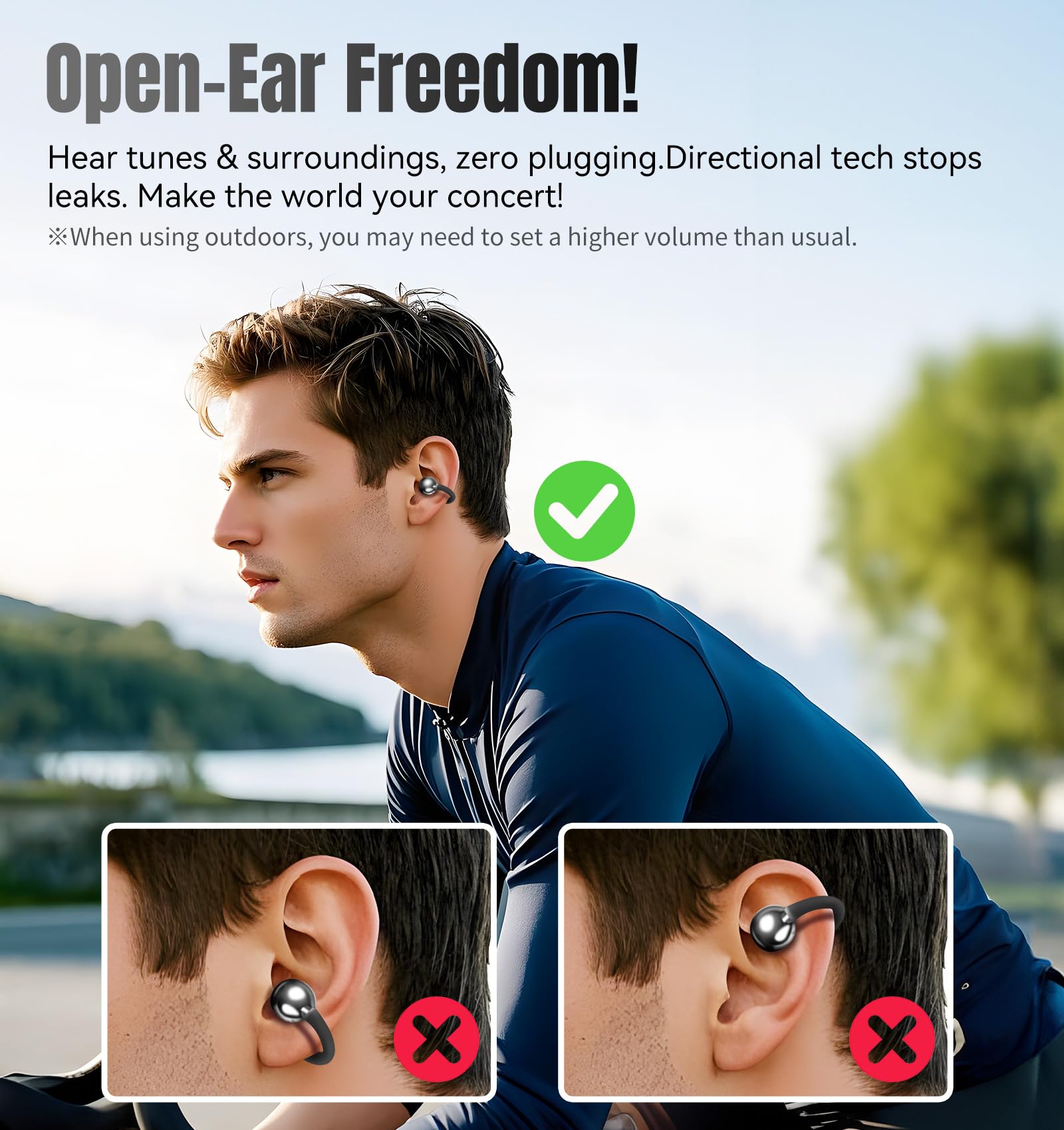 IPX5 waterproof rating handles sweat and rain.