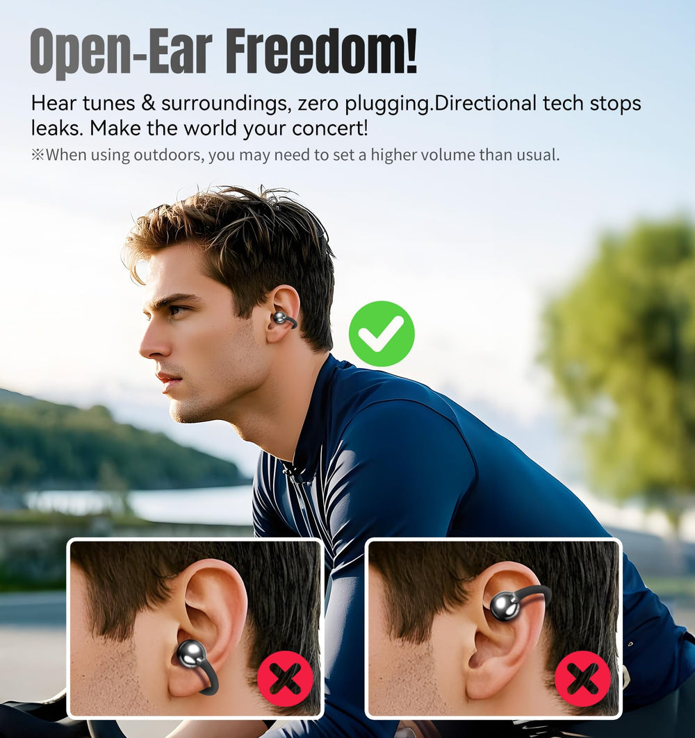 IPX5 waterproof rating handles sweat and rain.