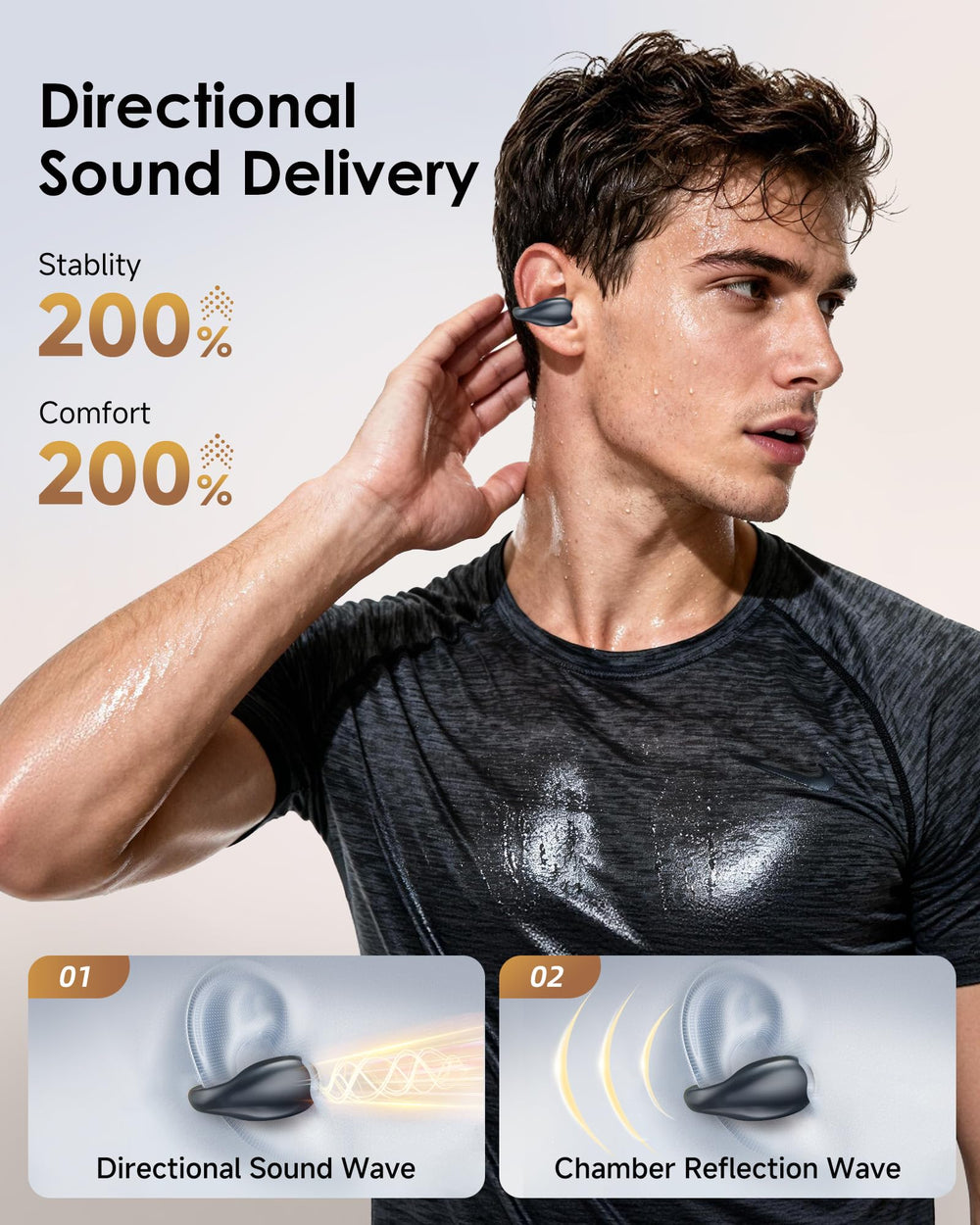 King Lucky lightweight 5.3g design for comfortable wear.