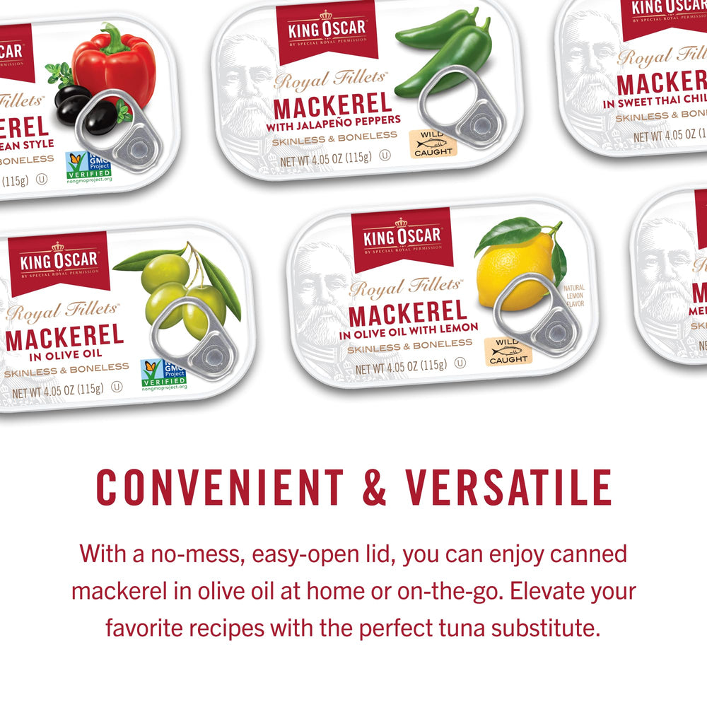 King Oscar 6-pack pantry pack for simple stocking