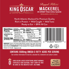 King Oscar skinless boneless fillets provide convenient protein with no bones