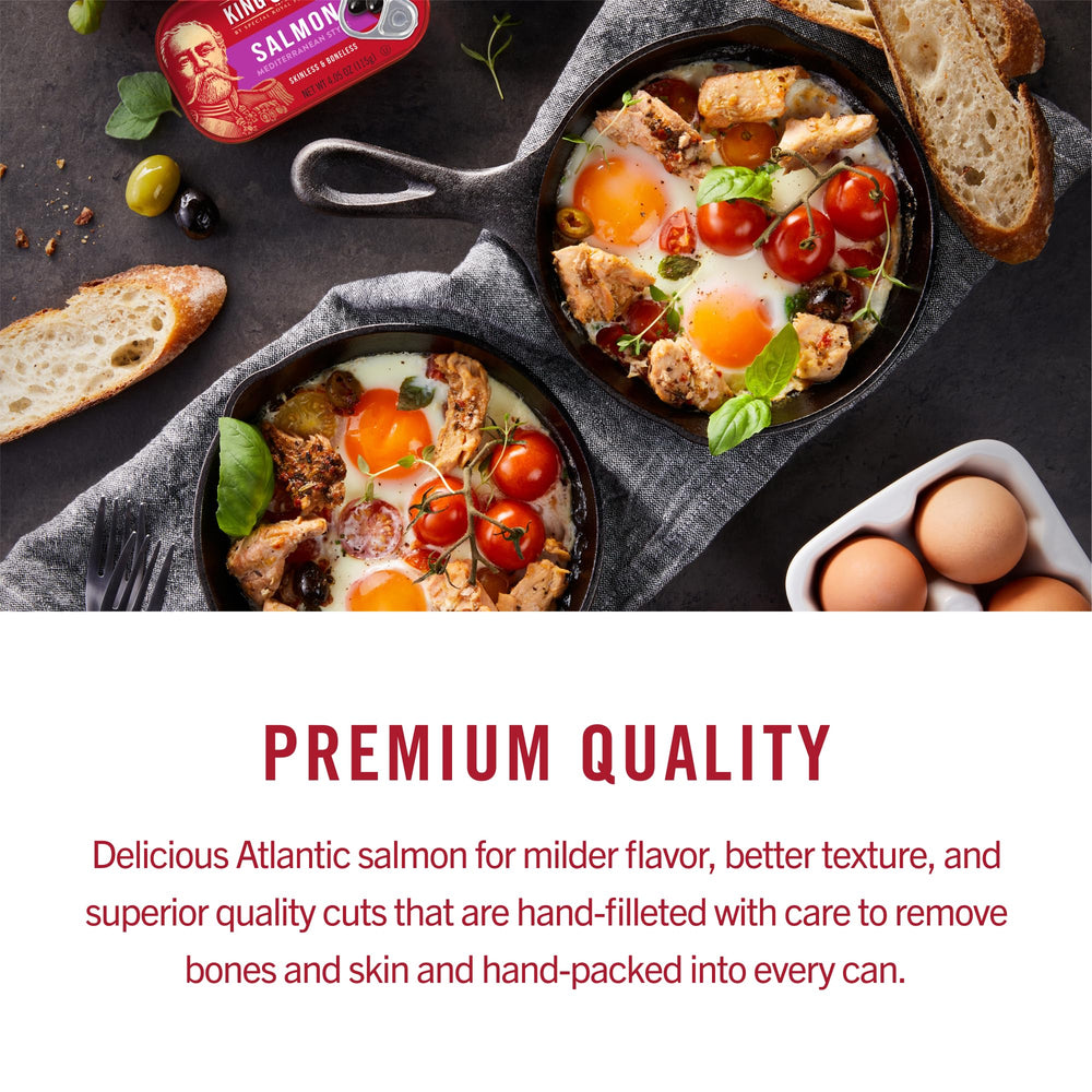King Oscar 12-pack provides pantry-ready protein for quick dinners.