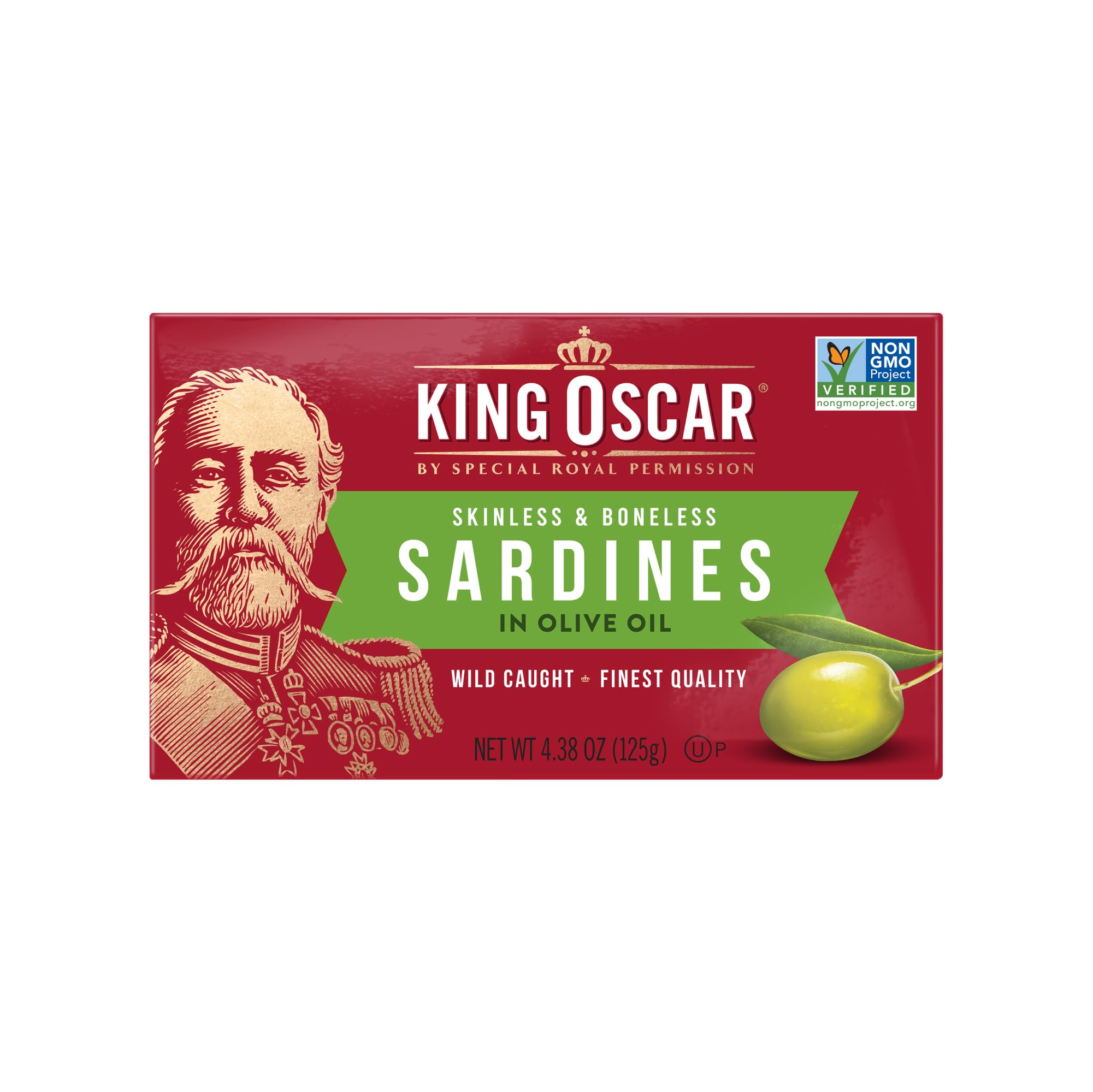 Label emphasizes wild-caught origin and Atlantic harvest for authentic flavor