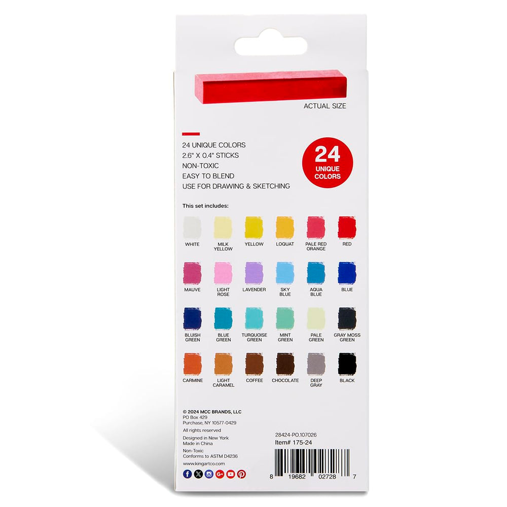 KINGART beginner-friendly set, non-toxic and classroom safe.