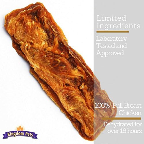 Kingdom Pets air-dried chicken jerky preserves natural flavor and nutrients.