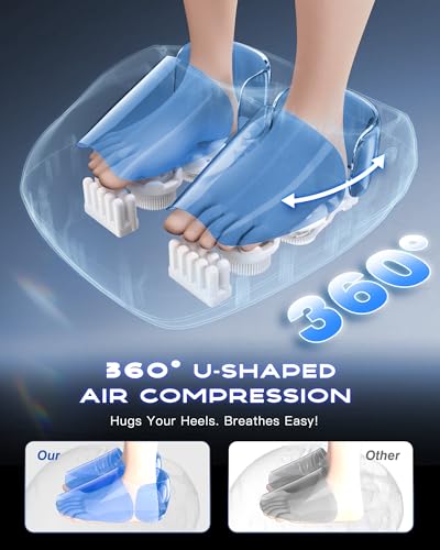 KINGJOY Foot Massager with LCD and remote for easy customization.