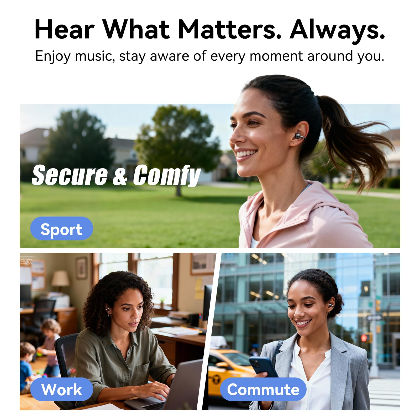 Kinglucky Bluetooth 6.0 fast pairing for smooth streaming.