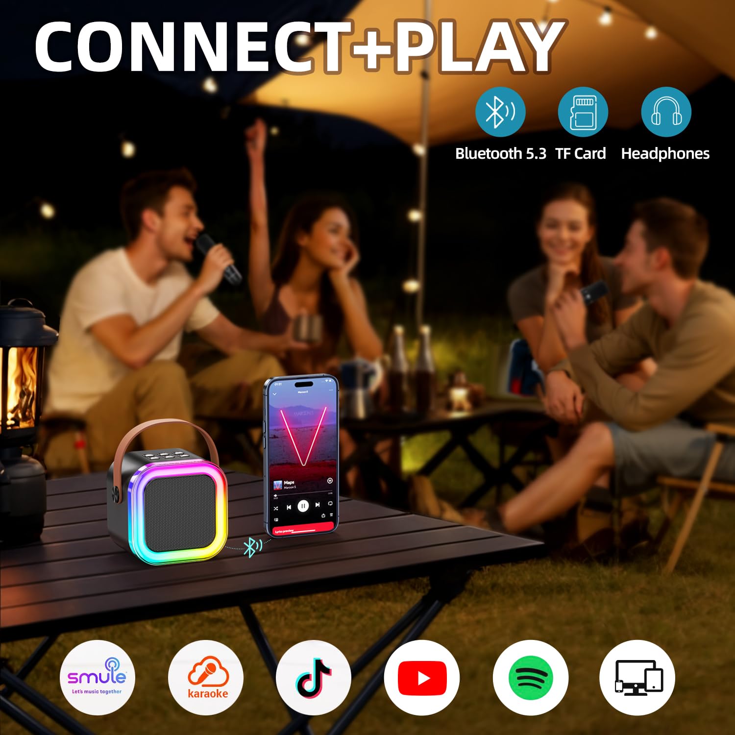 Kinglucky mini karaoke machine gift-ready packaging makes a memorable present