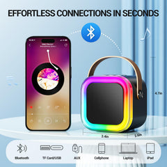 Kinglucky mini karaoke machine kids singing session promotes confidence and practice