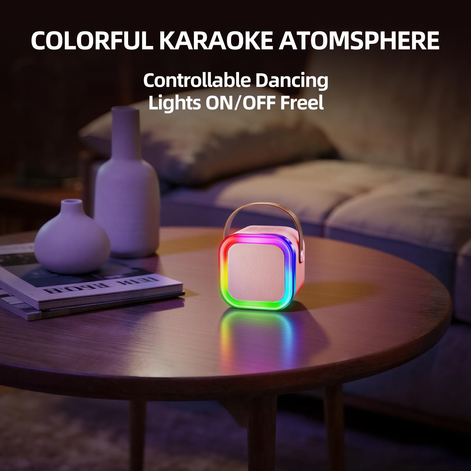 Kinglucky mini karaoke sleepover travel-ready design supports on-the-go fun.