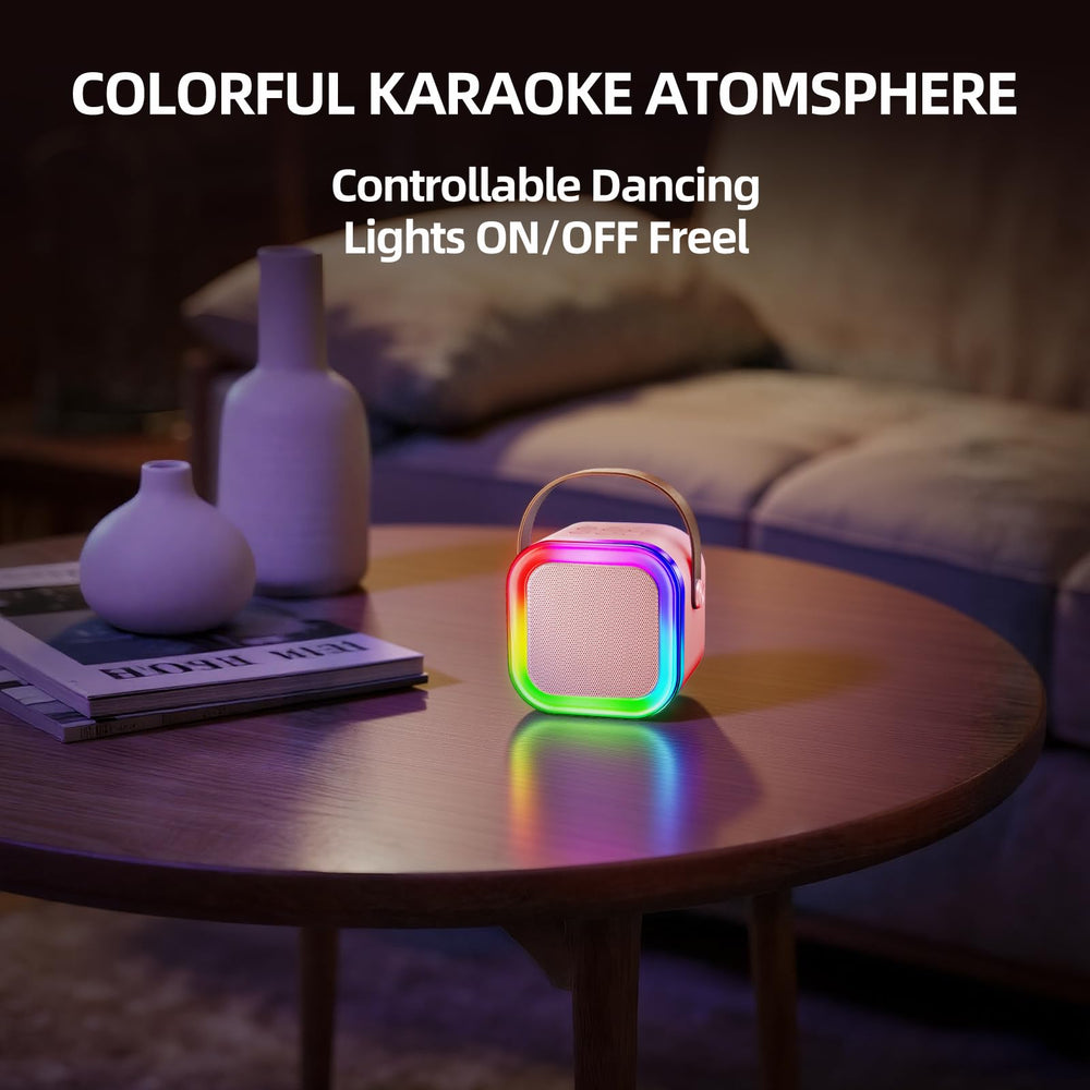 Kinglucky mini karaoke sleepover travel-ready design supports on-the-go fun.