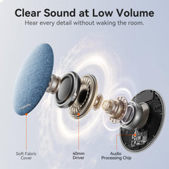 Kinglucky Pillow Speaker auto-off timer for gentle sleep