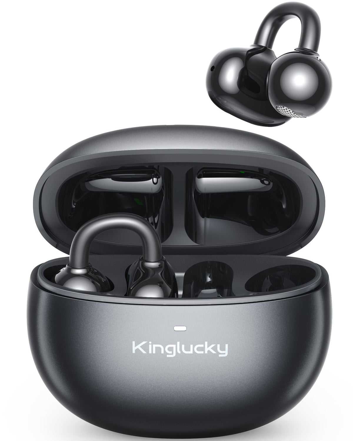 Kinglucky clip-on earbuds offer all-day comfort for daily wear.