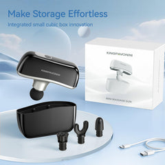KingPavonini mini includes four heads for targeted muscle relief.