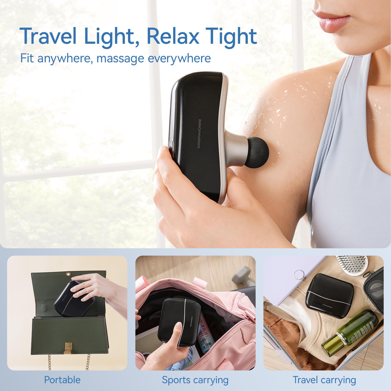KingPavonini mini travel-friendly package suited for gym and office.
