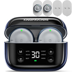 KingPavonini U13 dual-channel TENS unit shown with wireless design for targeted relief.