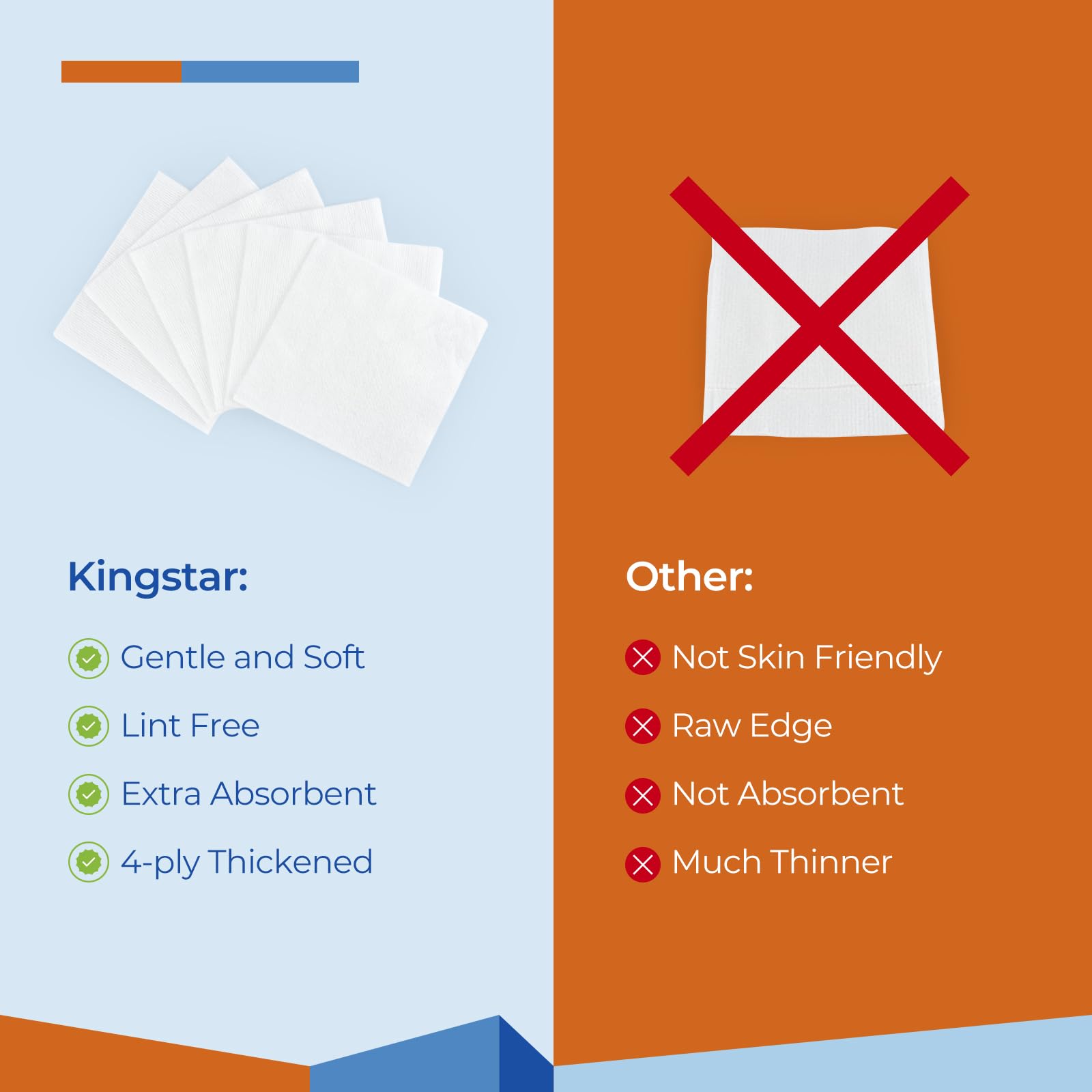 Kingstar clinical first-aid gauze for clinics and home use