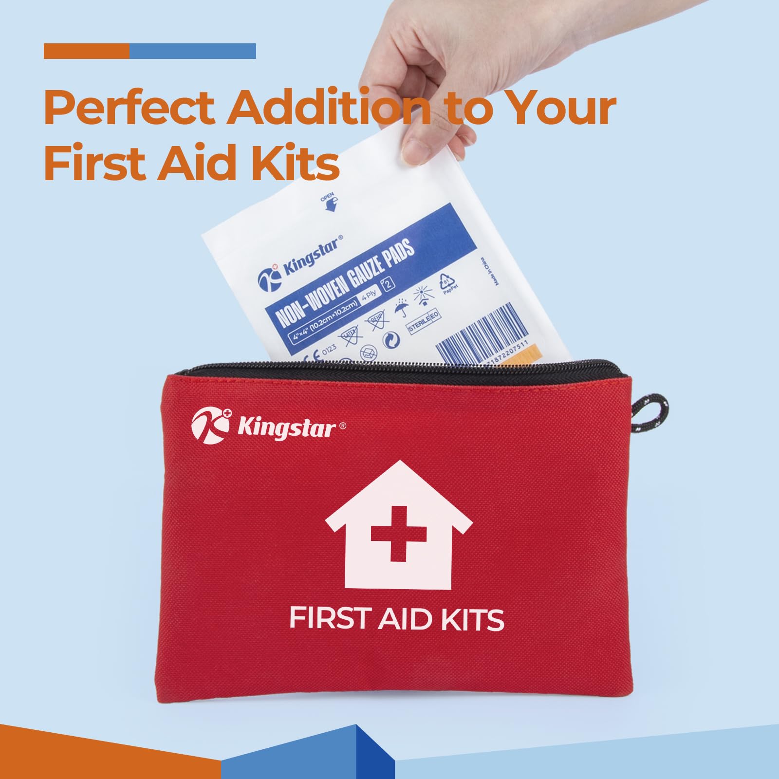 Kingstar wound dressing application using gauze for clean care