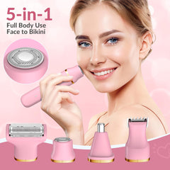 KINGTEE USB-C charging keeps the pink trimmer ready with long runtime