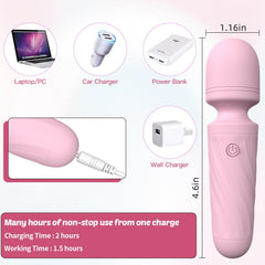 KINGWAND massager with USB charging for quick power.