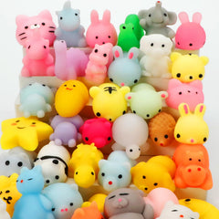 KINGYAO 40-pack squishy animals for kids provide colorful tactile play and focus.