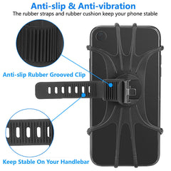 Kinizuxi phone holder uses soft silicone protection and shock absorption.