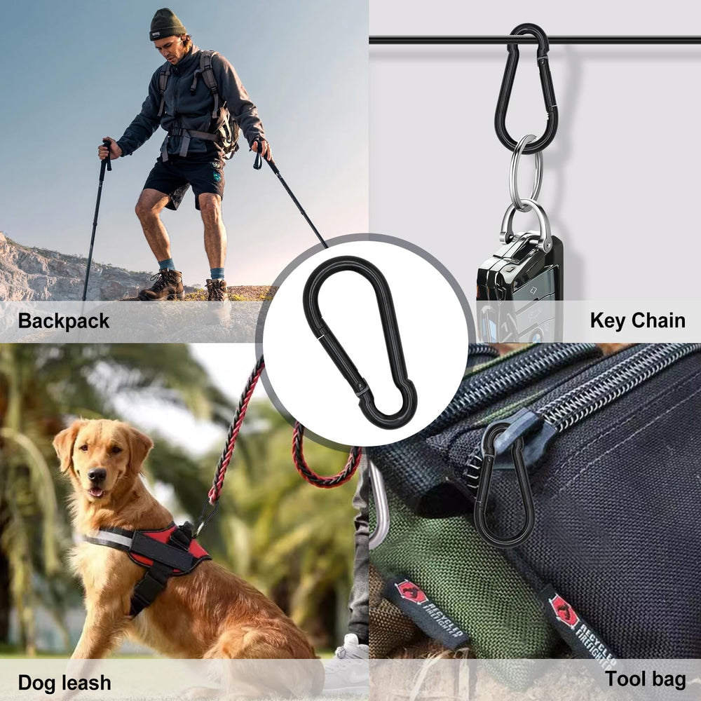 KINLINK lightweight design carabiner supports everyday carry and quick access on travel