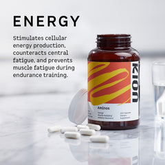 Kion Aminos capsules on shelf illustrating vegan, allergen-conscious supplementation