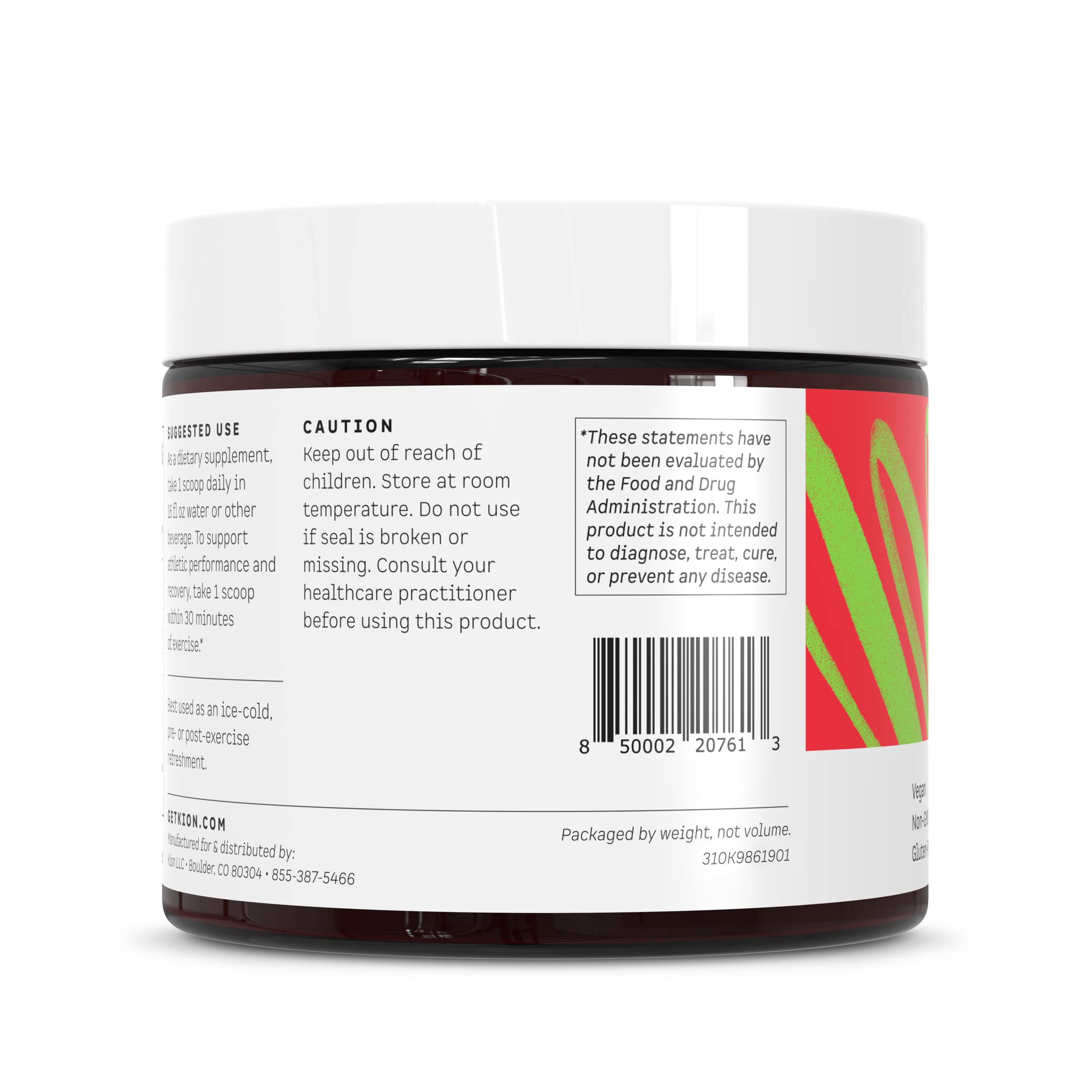 Kion Aminos 30 servings pouch for daily use.