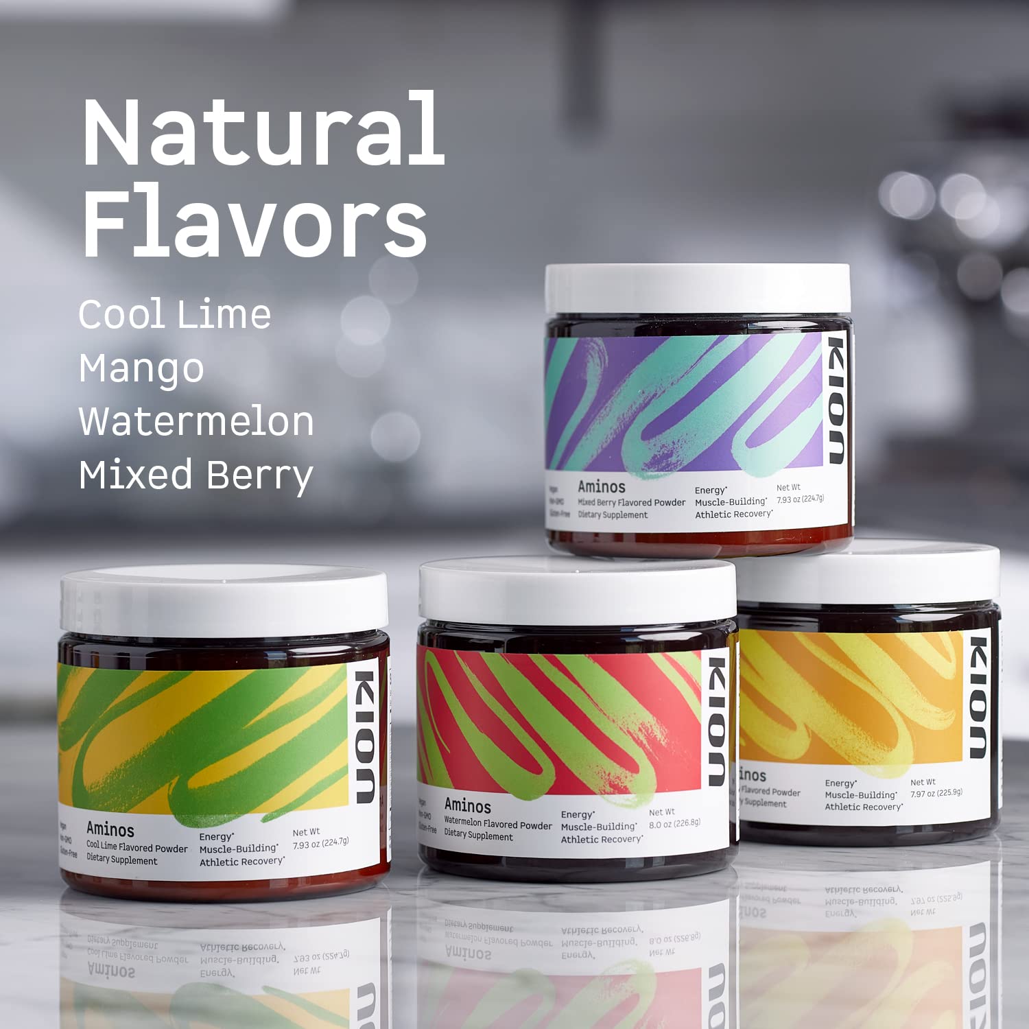 Mango flavor with natural taste and no sugar.