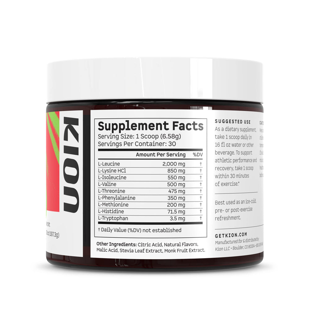Kion Aminos mix dissolves quickly during training sessions.