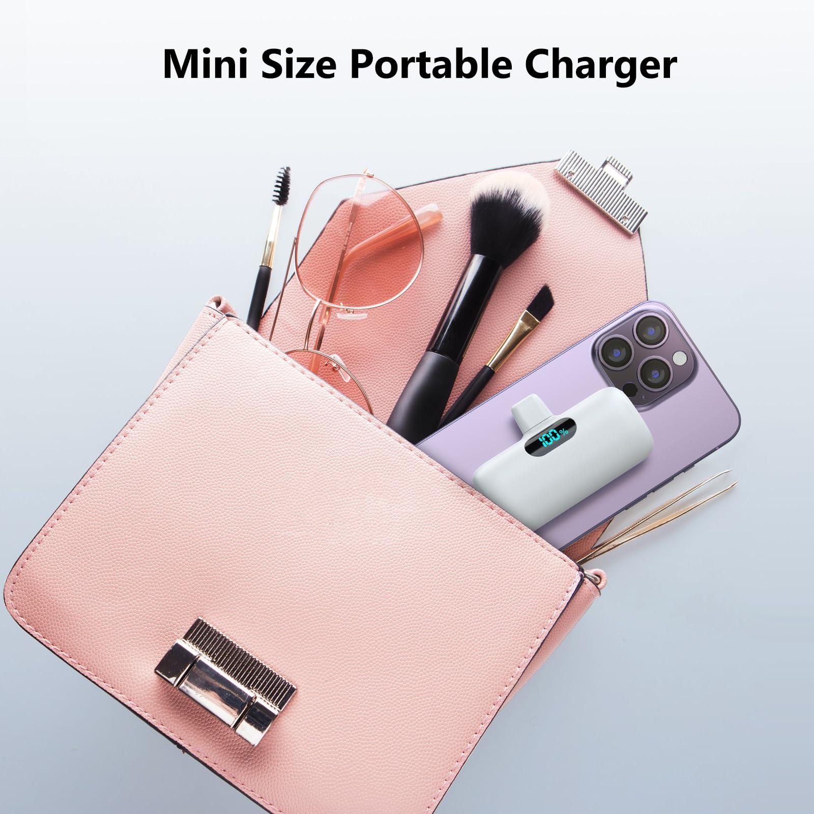 Kioson built-in USB-C connector eliminates extra cables for direct phone charging.