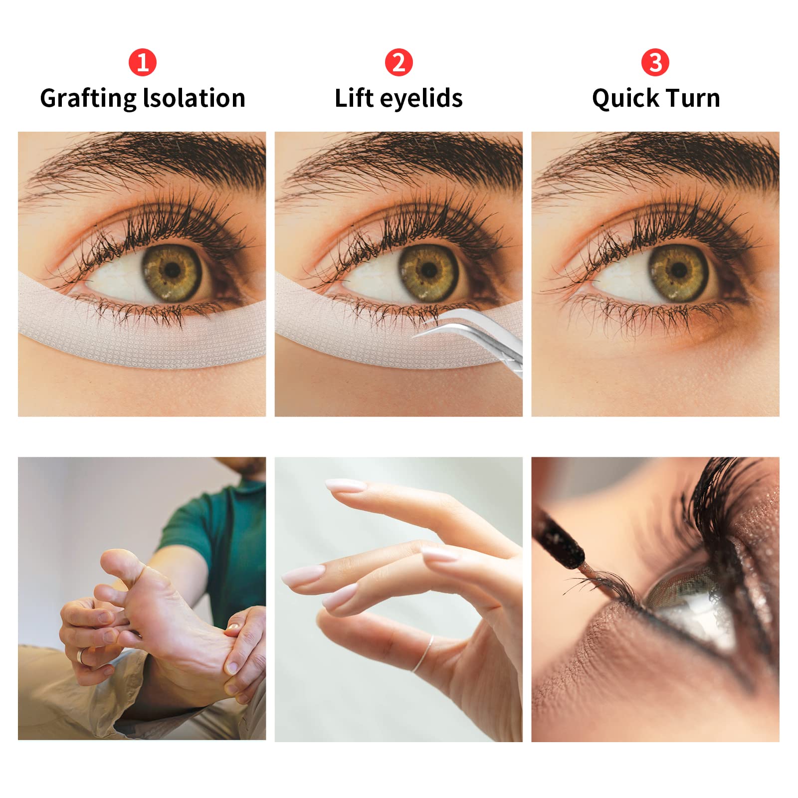 Kirecoo lash tape ideal for salon and home use.