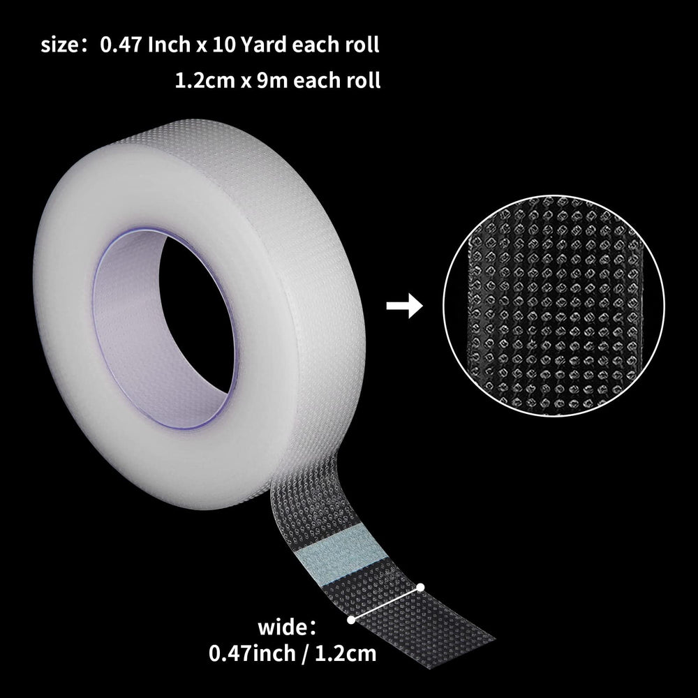 Kirecoo tearable lash tape roll shown in use for precise shaping.