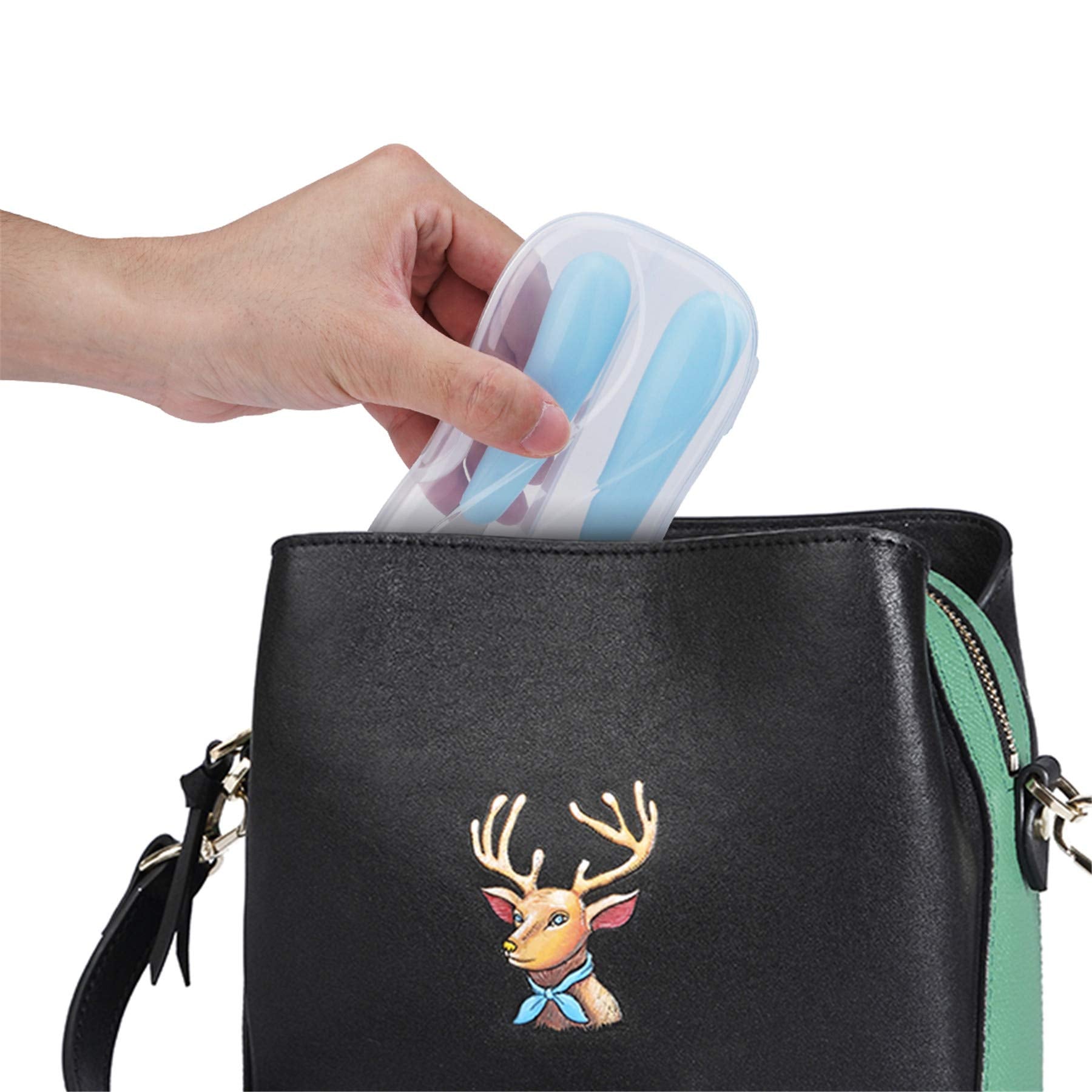 Kirecoo travel cases open showcase portable hygiene for on the go meals