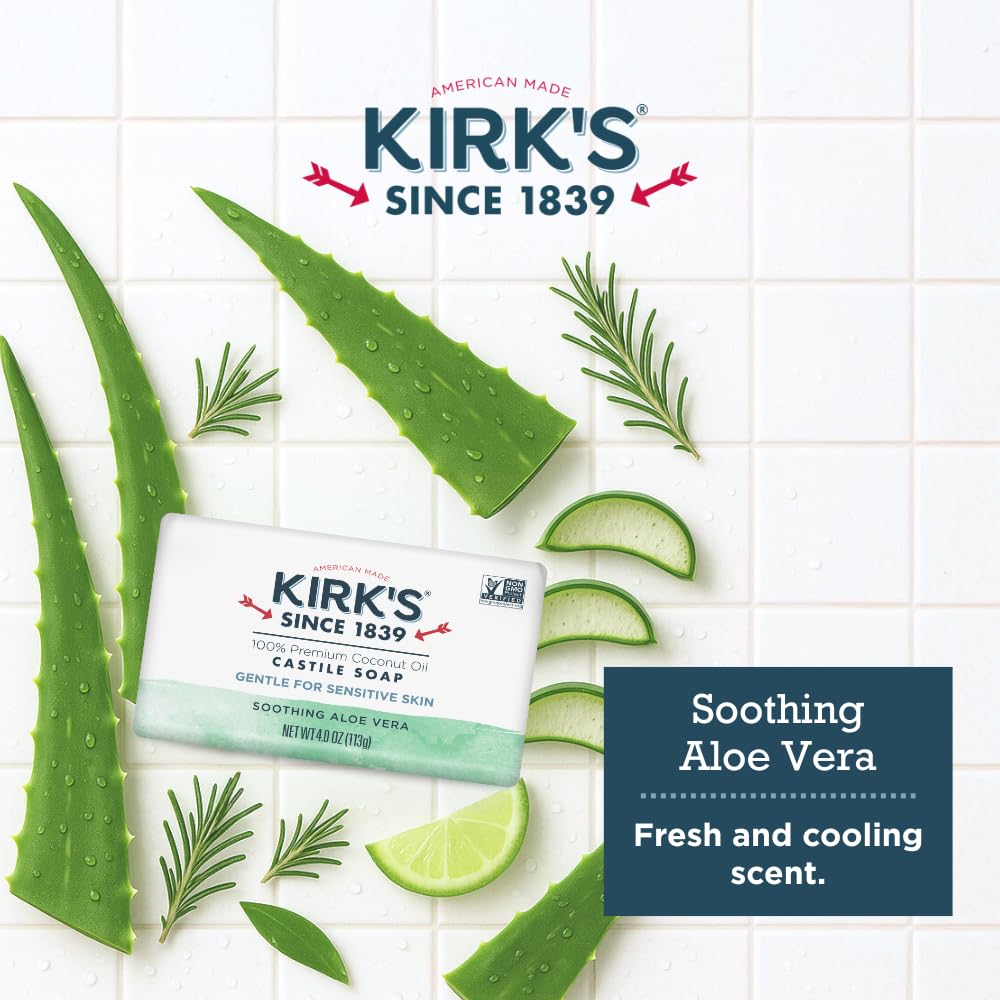 Kirk's Castile fragrance-free design for sensitive skin