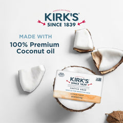 Kirks Castile Citrus Twist—sensitive-skin use—gentle cleansing for irritation-prone skin.