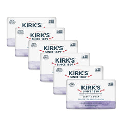 Kirks Castile Soap Original Fresh Scent bar for gentle cleansing for all ages.