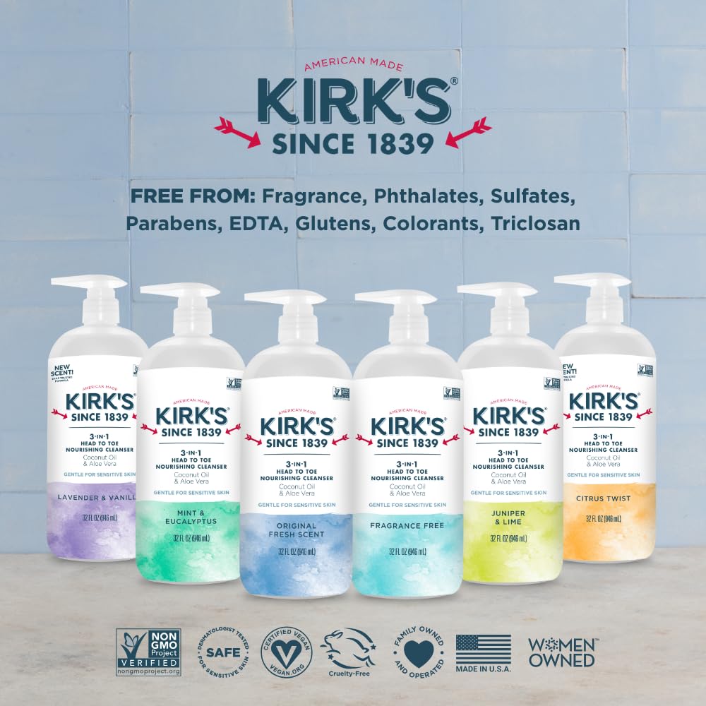 Made in America honoring a coconut castile soap tradition.
