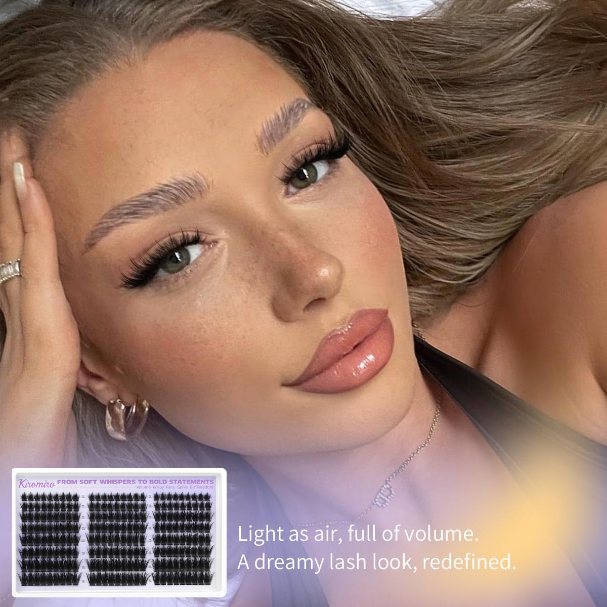 Kiromiro DIY lash extensions make at-home application beginner-friendly.
