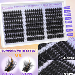 Kiromiro lightweight faux mink clusters feel light and durable all day