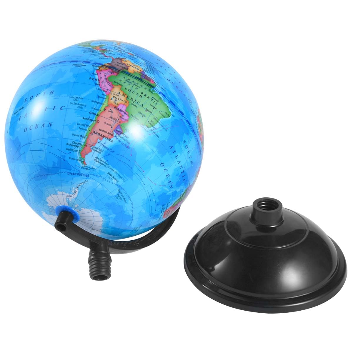 KISEER desk display globe ready for desk or shelf use.